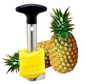 Stainless Steel Pineapple Peeler & Slicer – Easy Fruit Cutter & Corer Tool