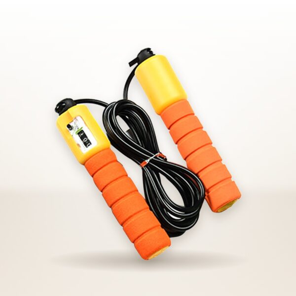 Adjustable Skipping Rope with Counter – Foam Handle, Portable Exercise Gear