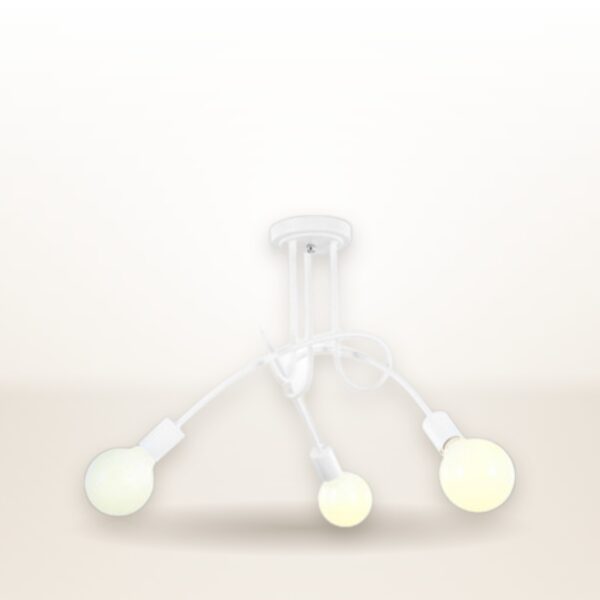 Iron Art Creative Minimalist  Ceiling Lamp Iron Tube Chandelier