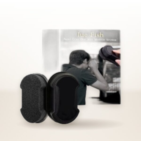 Jue-Fish Nano Coat Mirror Sponge for Car, Bathroom & Office Window Cleaning
