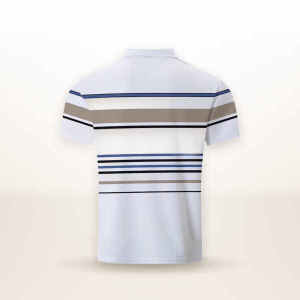 Men's Striped Short Sleeve Summer Business Casual Loose T-shirt