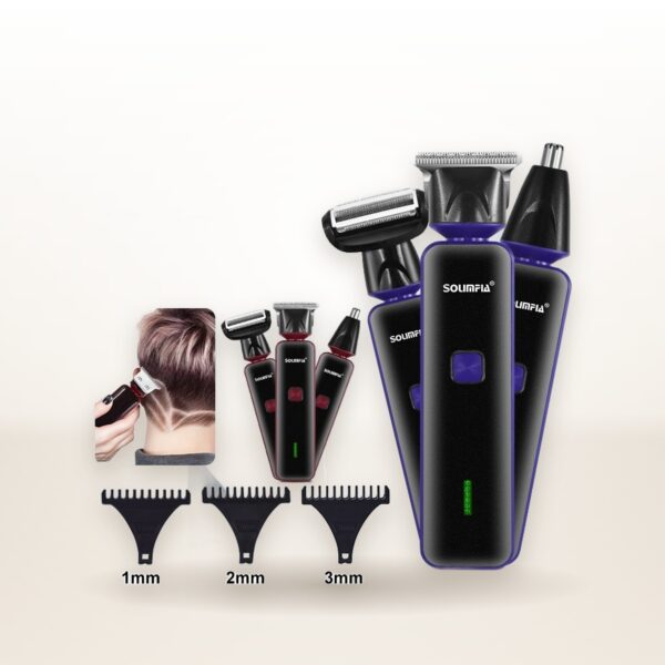 3-in-1 Nose Hair Trimmer Men's Shaver Multifunctional