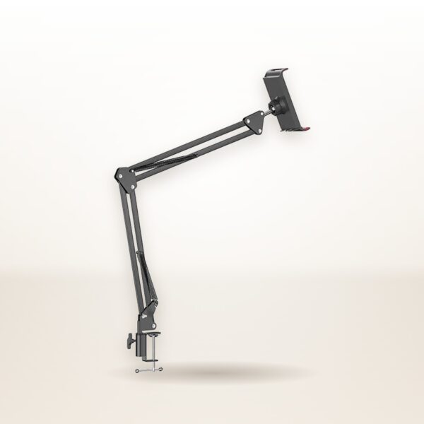 Cantilever Mobile Phone Tablet Lazy Desktop Clip-on 360-degree Rotating Folding Metal Bracket